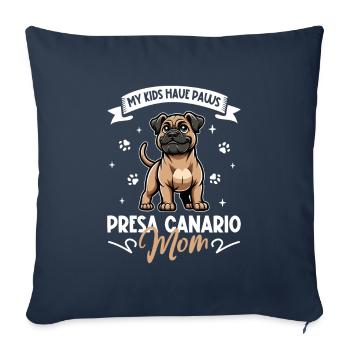 Dogo Canario Mom - Sofa pillowcase 17,3'' x 17,3'' (45 x 45 cm) - navy - Front