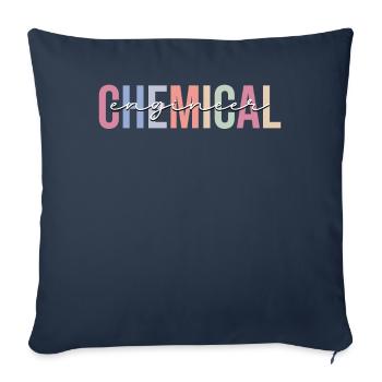 Chemical engineering - Sofa pillowcase 17,3'' x 17,3'' (45 x 45 cm) - navy - Front