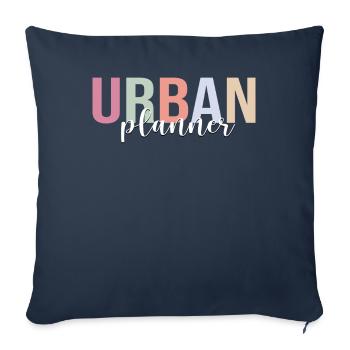Urban Planner Planning - Sofa pillowcase 17,3'' x 17,3'' (45 x 45 cm) - navy - Front