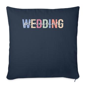 Wedding Planner Wedding Coordinator Ververanstaltung - Sofa pillowcase 17,3'' x 17,3'' (45 x 45 cm) - navy - Front