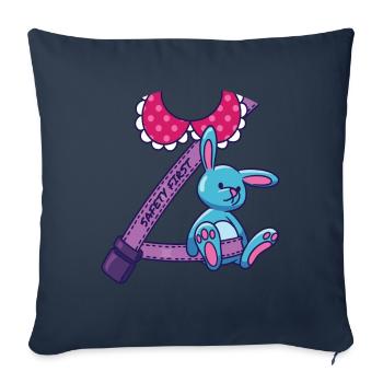 Safety First Belt Safety - Sofa pillowcase 17,3'' x 17,3'' (45 x 45 cm) - navy - Front