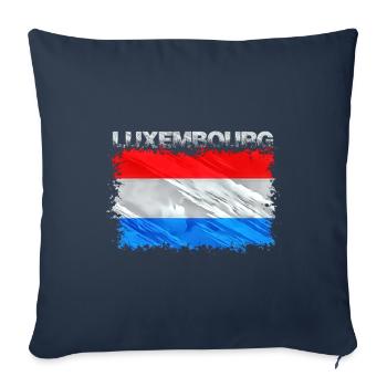 Luxembourg - Housse de coussin décorative 45 x 45 cm - bleu marine - Devant