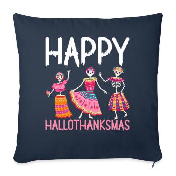 Ballet Halloween Thanksgiving Christmas Hallot - Sofa pillowcase 17,3'' x 17,3'' (45 x 45 cm) - navy - Front