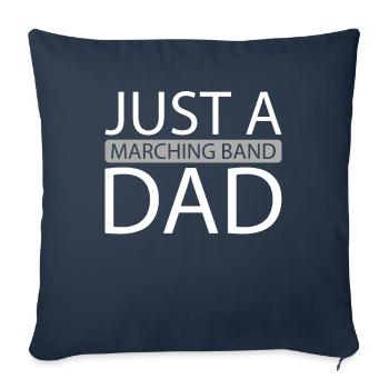 Train de ventilateurs Spielmannszug - Housse de coussin décorative 45 x 45 cm - bleu marine - Devant