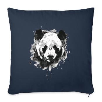 Panda - Sofa pillowcase 17,3'' x 17,3'' (45 x 45 cm) - navy - Front