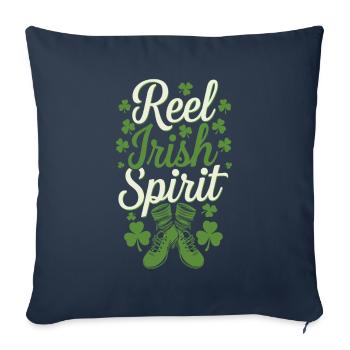 Irish Dance Irischer Tanz - Sofa pillowcase 17,3'' x 17,3'' (45 x 45 cm) - navy - Front
