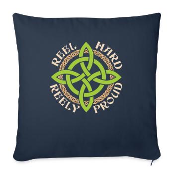 Irish Dance Irischer Tanz - Sofa pillowcase 17,3'' x 17,3'' (45 x 45 cm) - navy - Front