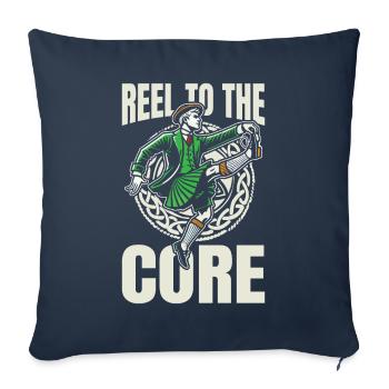 Irish Dance Irischer Tanz - Sofa pillowcase 17,3'' x 17,3'' (45 x 45 cm) - navy - Front