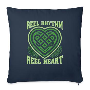 Irish Dance Irischer Tanz - Sofa pillowcase 17,3'' x 17,3'' (45 x 45 cm) - navy - Front
