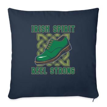 Irish Dance Irischer Tanz - Sofa pillowcase 17,3'' x 17,3'' (45 x 45 cm) - navy - Front