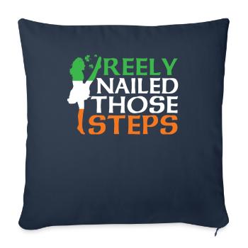 Irish Dance Irischer Tanz - Sofa pillowcase 17,3'' x 17,3'' (45 x 45 cm) - navy - Front