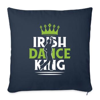 Irish Dance Irischer Tanz - Sofa pillowcase 17,3'' x 17,3'' (45 x 45 cm) - navy - Front