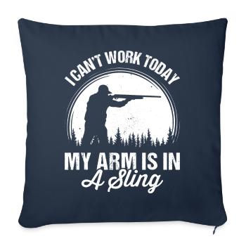 Coyote Hunting Yote - Sofa pillowcase 17,3'' x 17,3'' (45 x 45 cm) - navy - Front