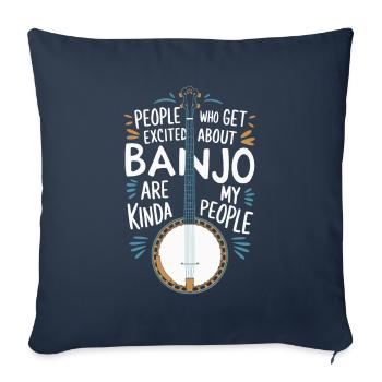 Banjo - Sofakissenbezug 45 x 45 cm - Navy - Vorne