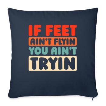 Irish Dance Irischer Tanz - Sofa pillowcase 17,3'' x 17,3'' (45 x 45 cm) - navy - Front
