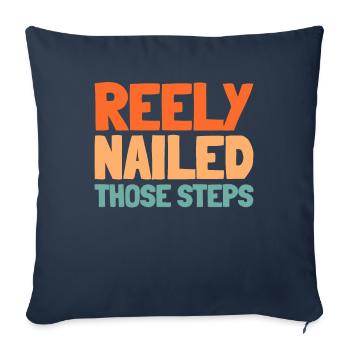 Irish Dance Irischer Tanz - Sofa pillowcase 17,3'' x 17,3'' (45 x 45 cm) - navy - Front
