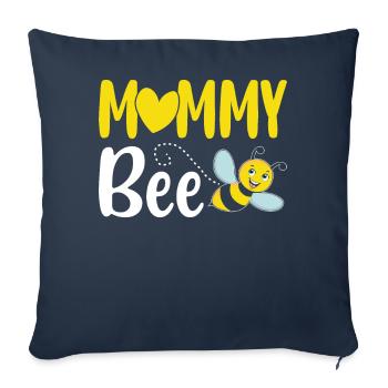 Imker Imkerei Mama Bienenmama - Sofakissenbezug 45 x 45 cm - Navy - Vorne