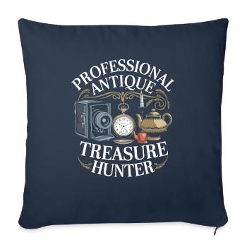 Antique dealer - Sofa pillowcase 17,3'' x 17,3'' (45 x 45 cm) - navy - Front