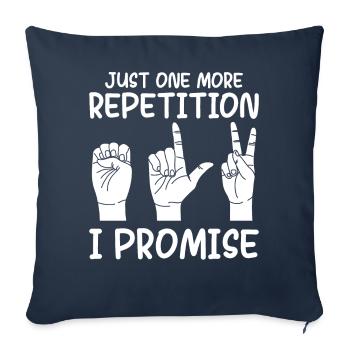 Deaf Pride ASL Sign Language - Sofa pillowcase 17,3'' x 17,3'' (45 x 45 cm) - navy - Front