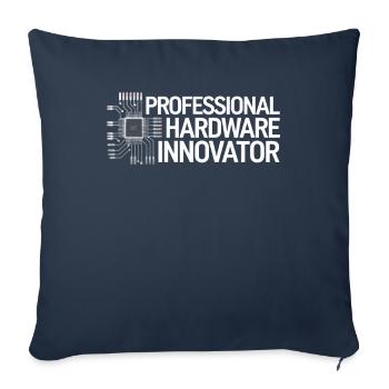 Ingénieur matériel - Housse de coussin décorative 45 x 45 cm - bleu marine - Devant