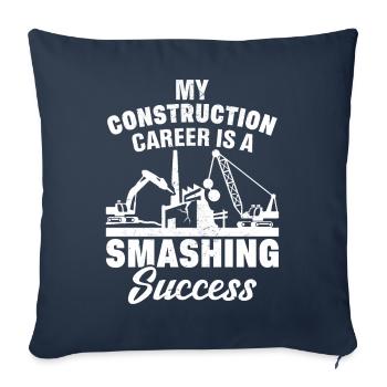 Funny House Demolition Construction Career Resounding E - Sofa pillowcase 17,3'' x 17,3'' (45 x 45 cm) - navy - Front