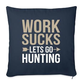 Bow Hunting Bow Hunter - Sofa pillowcase 17,3'' x 17,3'' (45 x 45 cm) - navy - Front