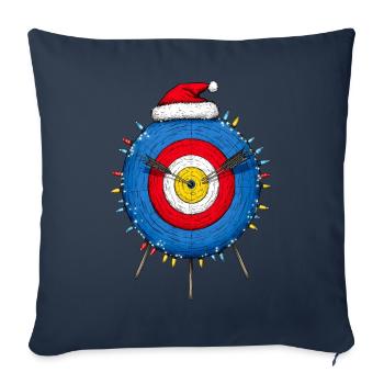 Archery Target Archer Bow and Arrow We - Sofa pillowcase 17,3'' x 17,3'' (45 x 45 cm) - navy - Front