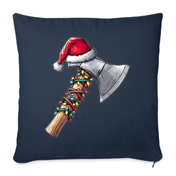 Axe Thrower Axe Thrower Christmas Hat Christmas - Sofa pillowcase 17,3'' x 17,3'' (45 x 45 cm) - navy - Front