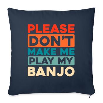 Banjo - Sofakissenbezug 45 x 45 cm - Navy - Vorne