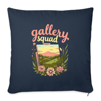 Art Dealer Kader - Sofa pillowcase 17,3'' x 17,3'' (45 x 45 cm) - navy - Front