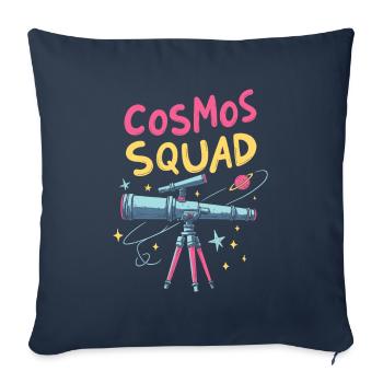 Astronome Kader - Housse de coussin décorative 45 x 45 cm - bleu marine - Devant