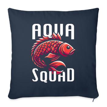 Fish Farmers Cadre - Sofa pillowcase 17,3'' x 17,3'' (45 x 45 cm) - navy - Front