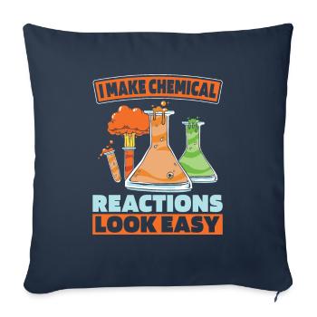 Chemical Engineer - Sofa pillowcase 17,3'' x 17,3'' (45 x 45 cm) - navy - Front