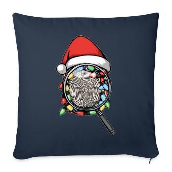 Scientifique médico-légal Preuves médico-légales - Housse de coussin décorative 45 x 45 cm - bleu marine - Devant