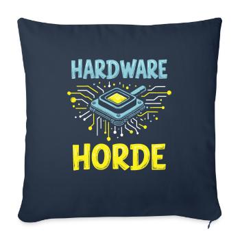 Équipe d’ingénieurs matériels - Housse de coussin décorative 45 x 45 cm - bleu marine - Devant
