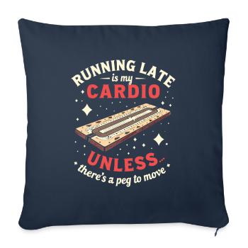 Cribbage - Sofa pillowcase 17,3'' x 17,3'' (45 x 45 cm) - navy - Front