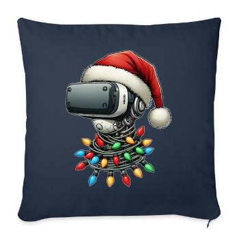 Virtuelle Realität VR Player Videospiele - Sofakissenbezug 45 x 45 cm - Navy - Vorne