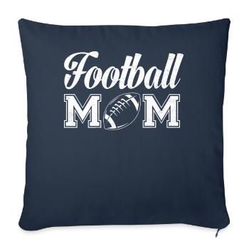 Soccer Mom Joueuse de soccer Maman - Housse de coussin décorative 45 x 45 cm - bleu marine - Devant