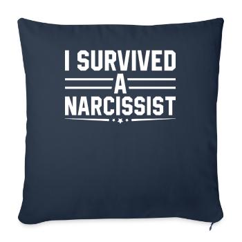 Lustige Scheidung Geschiedene Feministin Ich habe - Sofakissenbezug 45 x 45 cm - Navy - Vorne