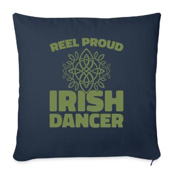 Irish Dance Irischer Tanz - Sofa pillowcase 17,3'' x 17,3'' (45 x 45 cm) - navy - Front