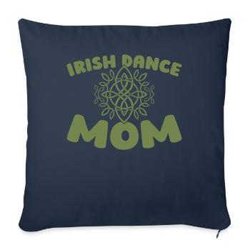 Danse Irlandaise Irischer Tanz - Housse de coussin décorative 45 x 45 cm - bleu marine - Devant