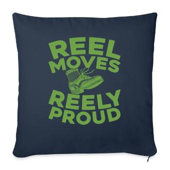 Danse Irlandaise Irischer Tanz - Housse de coussin décorative 45 x 45 cm - bleu marine - Devant