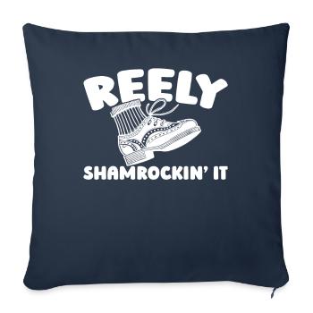 Irish Dance Irischer Tanz - Sofakissenbezug 45 x 45 cm - Navy - Vorne