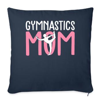 Gymnastik Mama Turnerin Akrobatin Mama - Sofakissenbezug 45 x 45 cm - Navy - Vorne