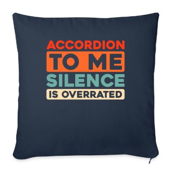 Akkordeon - Sofakissenbezug 45 x 45 cm - Navy - Vorne