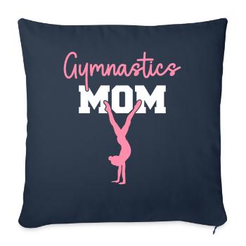 Gymnastics Mom Gymnast Mom Women Gymnastics - Sofa pillowcase 17,3'' x 17,3'' (45 x 45 cm) - navy - Front