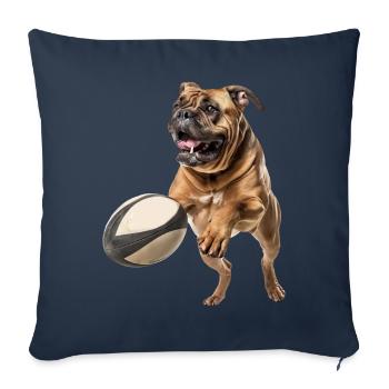Bullmastiff - Sofakissenbezug 45 x 45 cm - Navy - Vorne