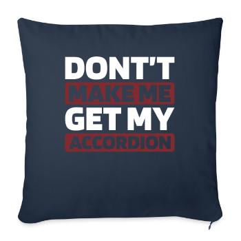 Akkordeon - Sofakissenbezug 45 x 45 cm - Navy - Vorne