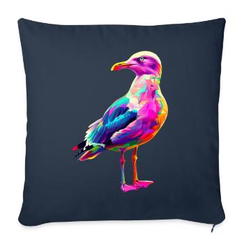 Möwe - Sofakissenbezug 45 x 45 cm - Navy - Vorne