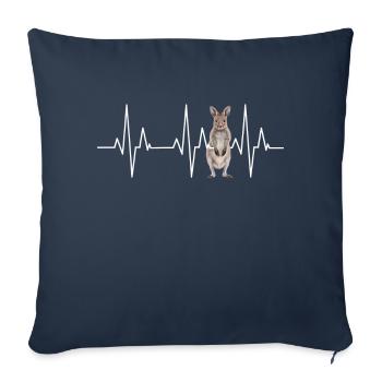 Wallaby - Sofakissenbezug 45 x 45 cm - Navy - Vorne
